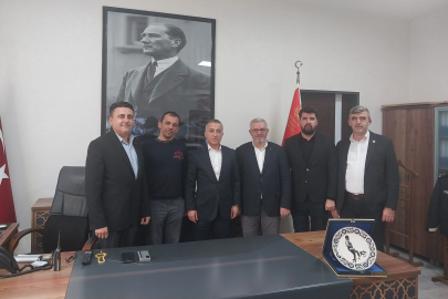 Yenişehir Ticaret Borsası’ndan Emniyet Müdürü Öztaş’a Ziyaret