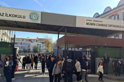 Bursa'da okul çevrelerinde çocuk ve gençlerin korunmasına yönelik denetim yapıldı