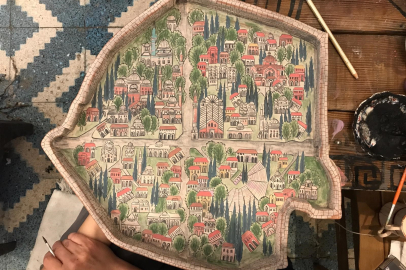 Yapımı 1,5 ay süren eser, Papa 14'üncü Leo'ya takdim edilmeye hazır