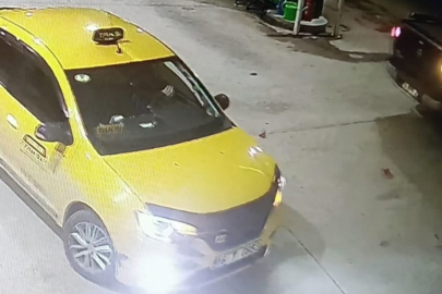 Gasbedilen taksinin yeni görüntüleri ortaya çıktı