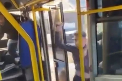 Nilüfer’de otobüsü satırla bastı