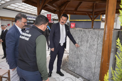 Başkan Özel, Şadırvan Çalışmalarını İnceledi