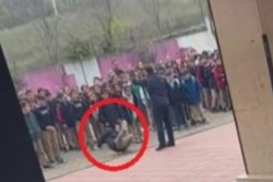 Bursa’da öğrencisini herkesin içinde darp eden okul müdürü görevden uzaklaştırıldı