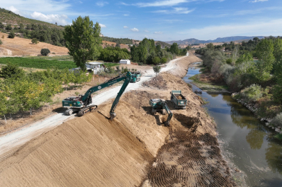 Yenişehir Göksu Çayı ıslah çalışmaları hızla devam ediyor