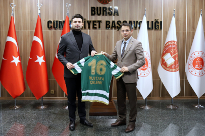 Bursaspor Yönetiminden Başsavcı Çelenk’e Ziyaret