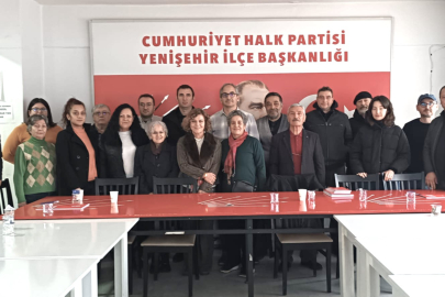 CHP Yenişehir İlçe Başkanlığı’nda Temel Üye Eğitimi ilgi gördü
