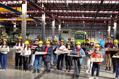 Öğrenciler BURULAŞ'ta hem eğlendi hem de öğrendi