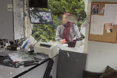 Taksi durağında dehşet anları