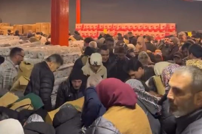 100 TL’lik indirim izdihamı: Birbirlerini ezdiler