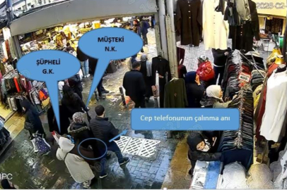 Bursa’da yankesicinin el çabukluğu izleyenleri şoke etti