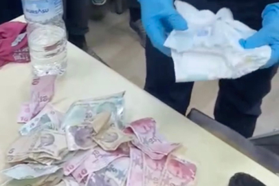 Dilencilik parasını çocuk bezine sakladılar