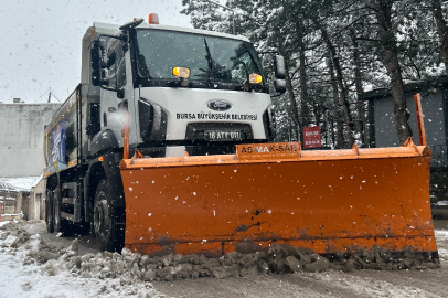 Bursa’da Kar Mesaisi