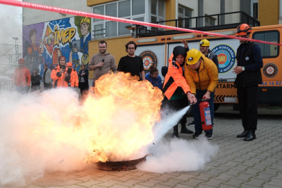 Yıldırım Belediyesi'nden nefes kesen tatbikat