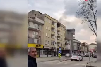 Bursa'da yemek yapılırken çıkan yangın paniğe neden oldu