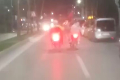 Bursa'da 'dur' ihtarına uymayan motosikletli yakalandı