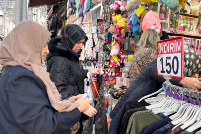 Bursa'da bayram hareketliliği çarşılara yansıdı