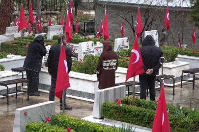 Şehit ailelerinden bayram ziyareti