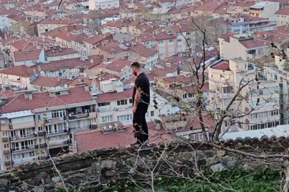 Tophane surlarında korku dolu anlar, 4 saat ikna edilmeye çalışıldı, düştü yaralandı