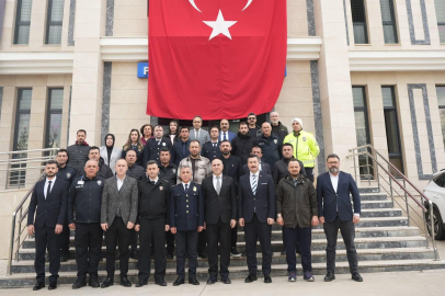 Yöneticilerden Emniyet Müdürlüğü’nü ziyaret