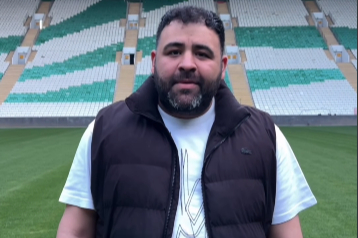 Bursaspor tribünlerinden tarihi hazırlık