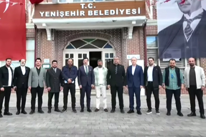 Yenişehir Belediye Başkanı Ercan Özel, Libyalı konuklarını ağırladı