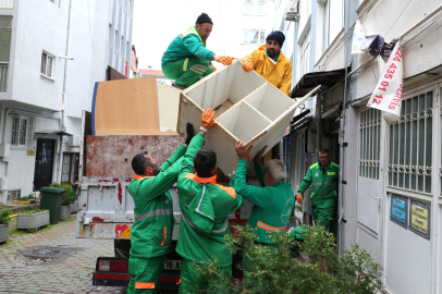 Osmangazi’de çöp eve müdahale