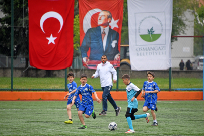 Çocuklar sahada buluştu