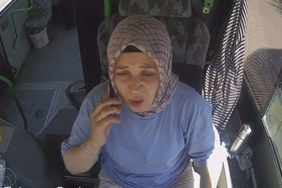 BURULAŞ’ın kadın otobüs sürücüsünden örnek davranış