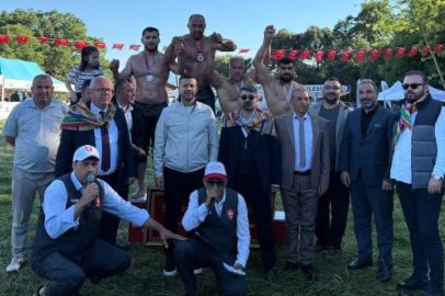 Kabulbaba Güreşleri’nin finalinde Ali Gürbüz 1'inci oldu