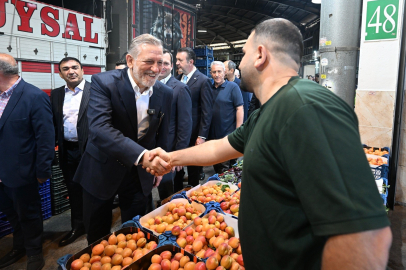 BTSO Başkanı İbrahim Burkay’dan Bursa Kent Hali’ne ziyaret