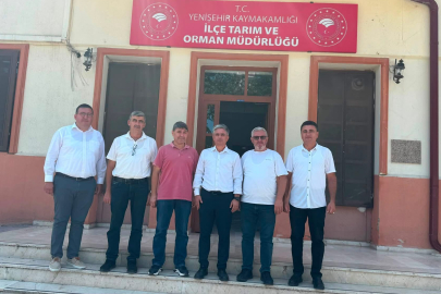 Yenişehir Ticaret Borsası’ndan Tarım Müdürlüğü’ne Hayırlı Olsun Ziyareti