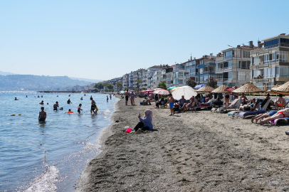 Mudanya plajlarında yoğunluk sürüyor  