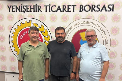 İş İnsanı Şaban Çırpan’dan Yenişehir Ticaret Borsası’na Ziyaret