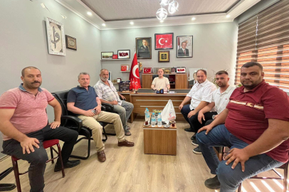 Öz Yenişehir Taşıyıcılar Kooperatifi’nden Mehmet İleri’ye Ziyaret
