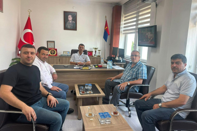 Şoförler Odası’ndan Yeni Jandarma Komutanı Hasan Alataş’a Hayırlı Olsun