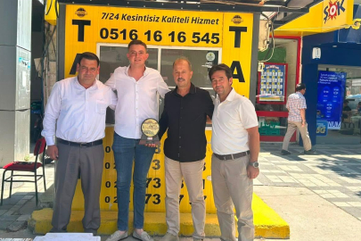 YTSO’dan Yeni Taksiciler Kooperatifi Başkanı Onur Aydoğdu’ya Ziyaret