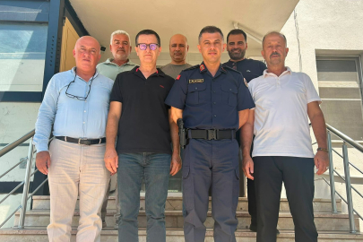 Yenişehir’in Yeni Jandarma Bölük Komutanı Hasan Alataş’a YTSO’dan Ziyaret