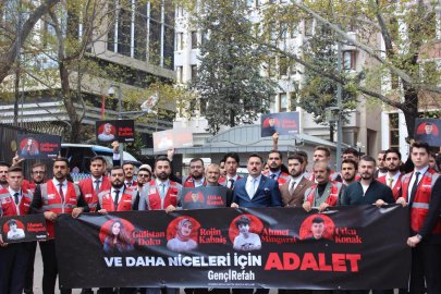 Yenişehirli Selçuk Efe’den Adalet Bakanlığı önünde “adalet” çağrısı