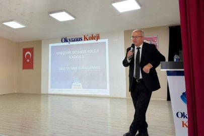 Yenişehir Okyanus Koleji’nde öğrencilere okul ve sınıf kuralları anlatıldı