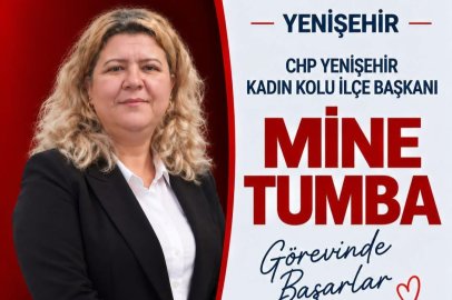 CHP Yenişehir Kadın Kolu Başkanlığına Mine Tumba getirildi