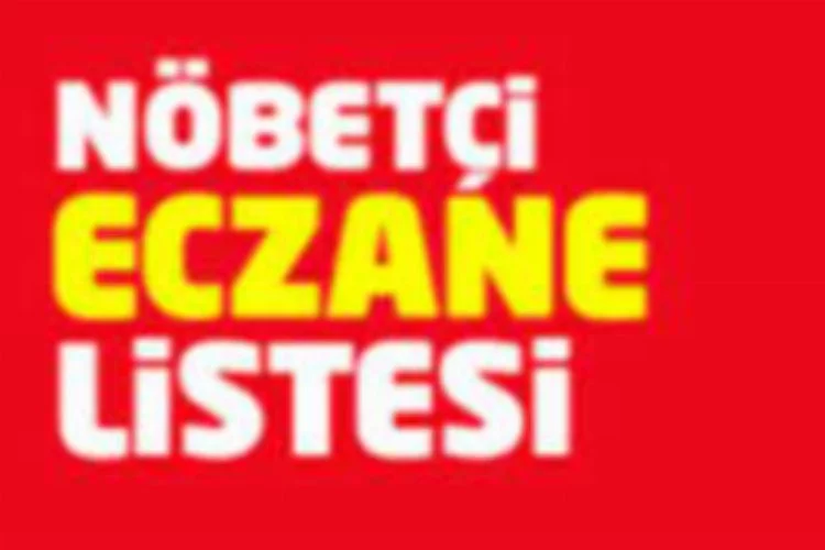 4 Kasım 2023 Yenişehir nöbetçi eczane listesi yayınlandı! İşte nöbetçi eczaneler…