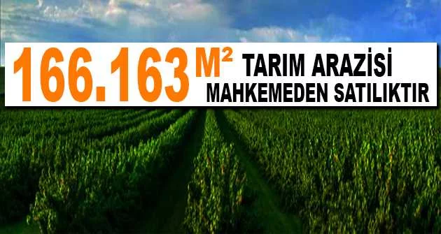 Adana Karataş'ta 166.163 m² tarım arazisi mahkemeden satılıktır (çoklu satış)
