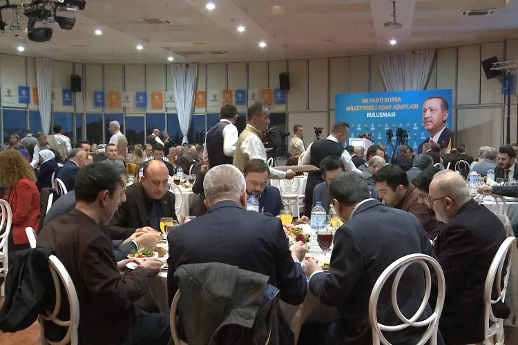 AK Parti Bursa İl Teşkilatı ve milletvekili aday adayları iftar programında buluştu
