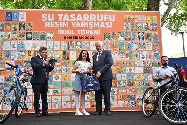 Bursa'da küçük ressamlardan susuzluğu anlatan yarışma