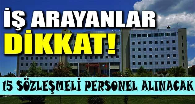 Balıkesir Üniversitesi 15 Sözleşmeli Personel alıyor