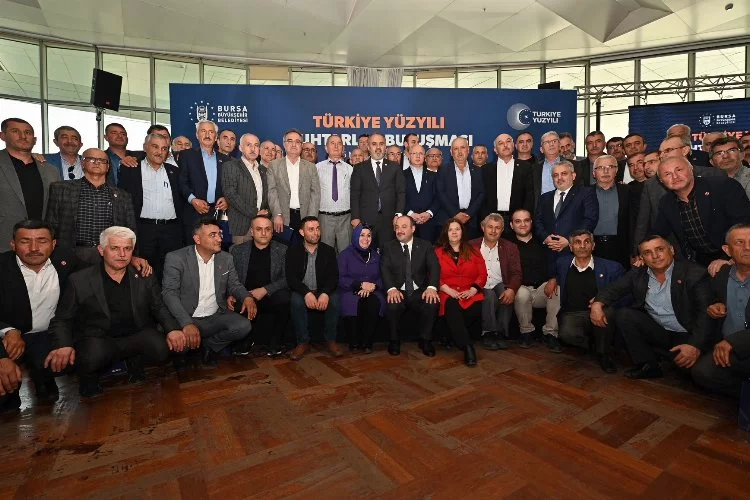 Başkan Aktaş, Bursa'da 2. Bölge 11 ilçenin muhtarlarıyla buluştu
