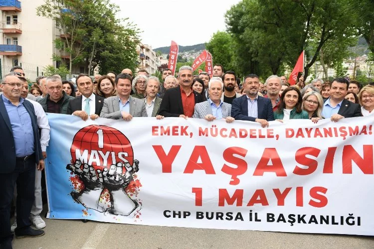 Başkan Aydın 1 Mayıs'ı emekçilere birlikte kutladı