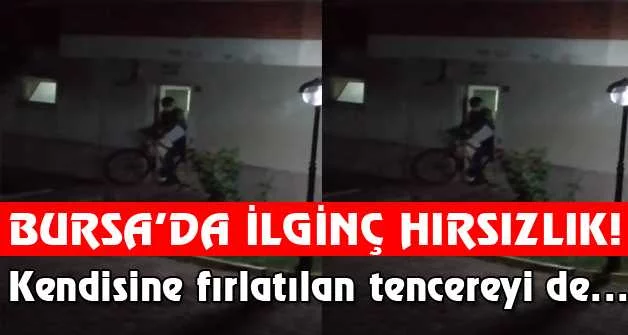 Bisiklet hırsızı balkondan kendisine fırlatılan tencereyi de çaldı