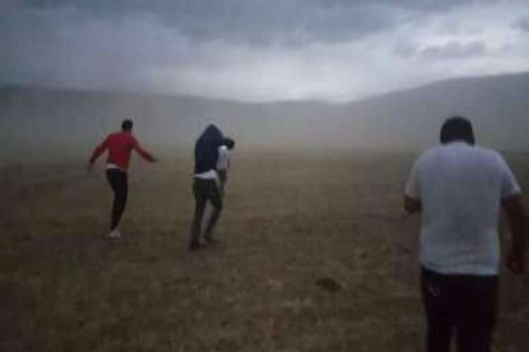 Bitlis'te korkutan fırtına