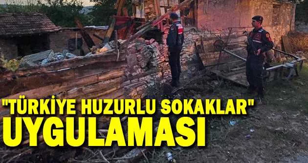 Bursa'da "Türkiye Huzurlu Sokaklar" uygulaması